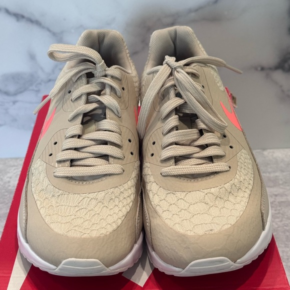 Nike Air Max Oatmeal and Lava Glow Sneakers - Picture 1 of 6